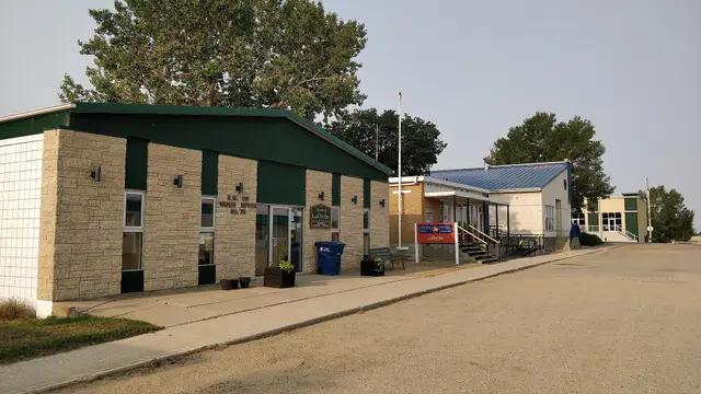 R.M. of Wood River office and post office on main street