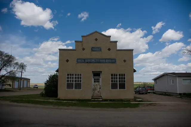 Old RM of Wood River office building